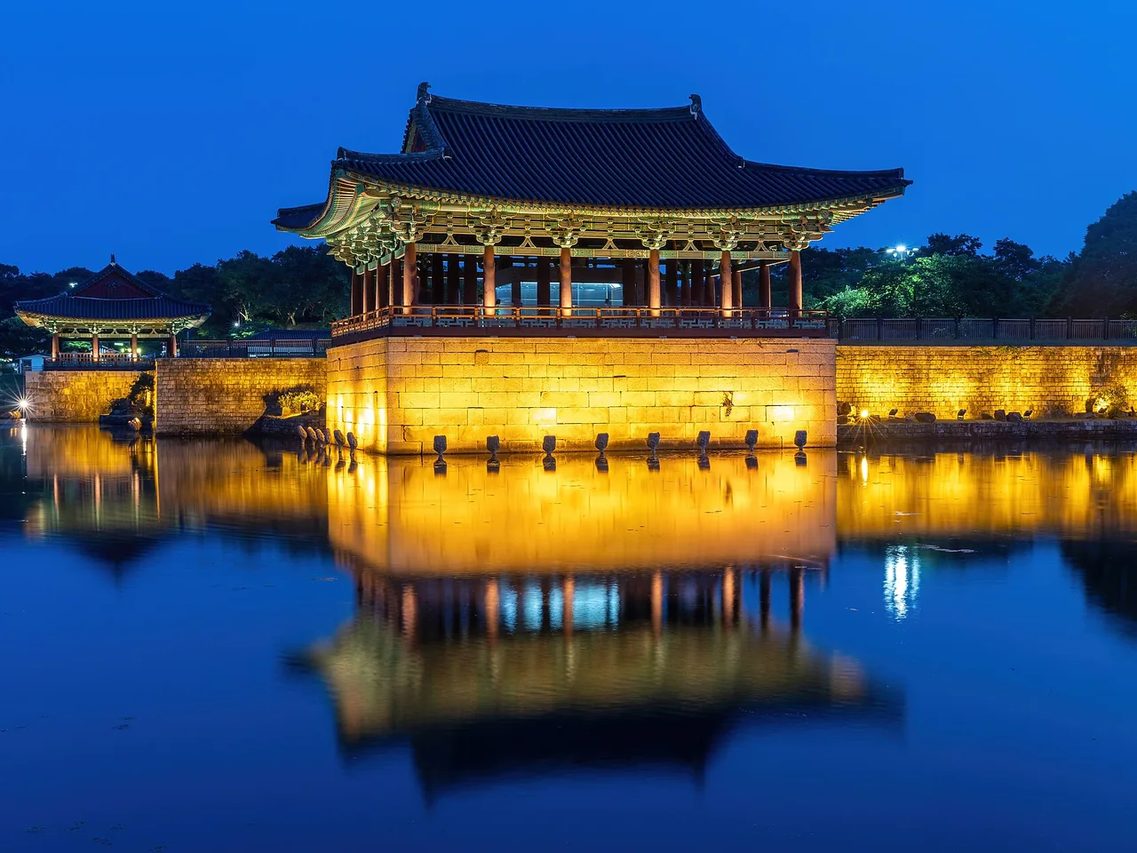 경주기행 촬영지 동궁과 월지 야경 반영