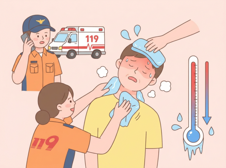 온열질환자 응급처치 순서: 골든타임을 지키는 방법