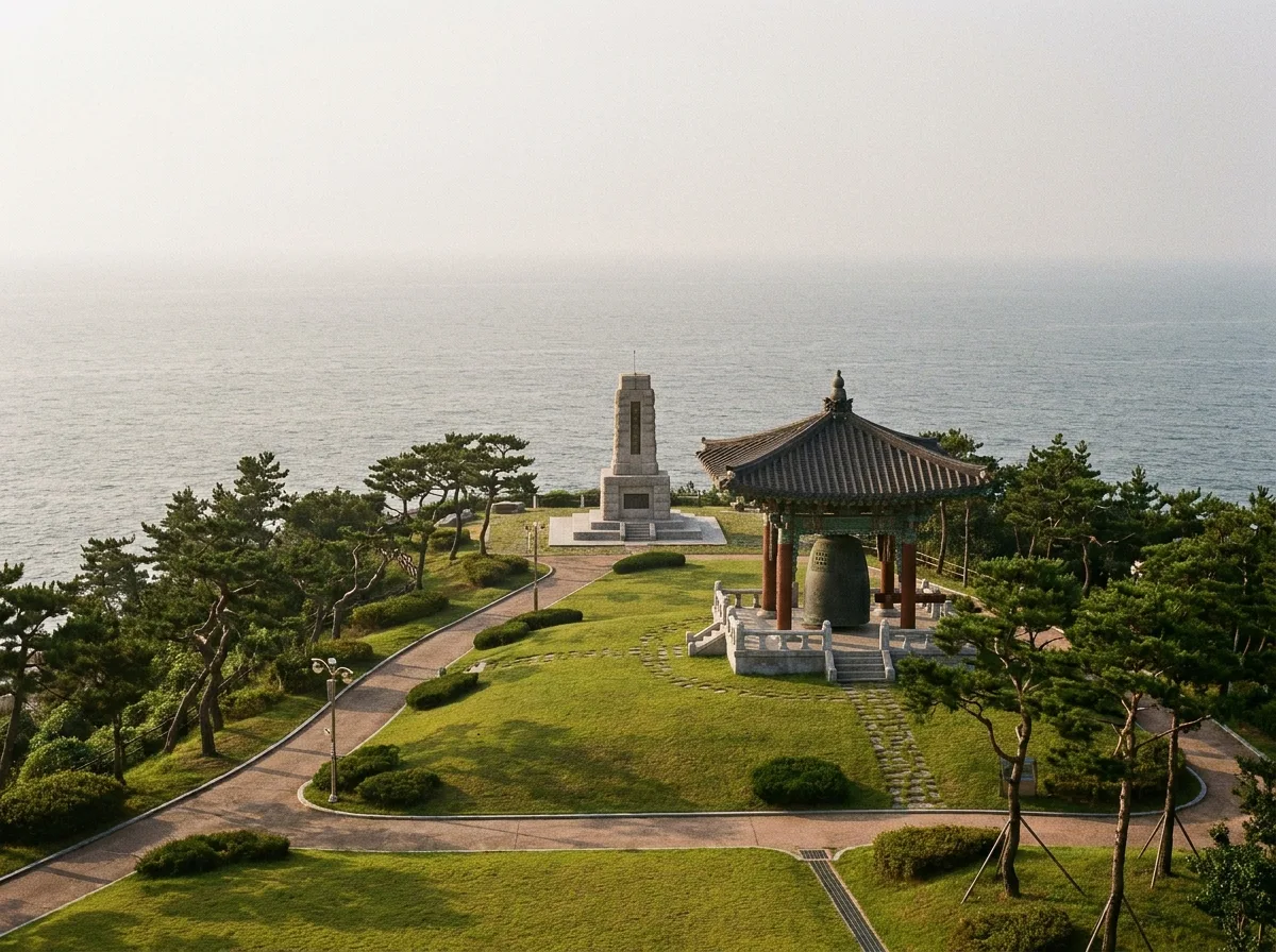 삼사해상공원 망향탑 경북대종